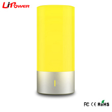 White Color Touch Sensible Dimmable RGB LED Lampe de chevet